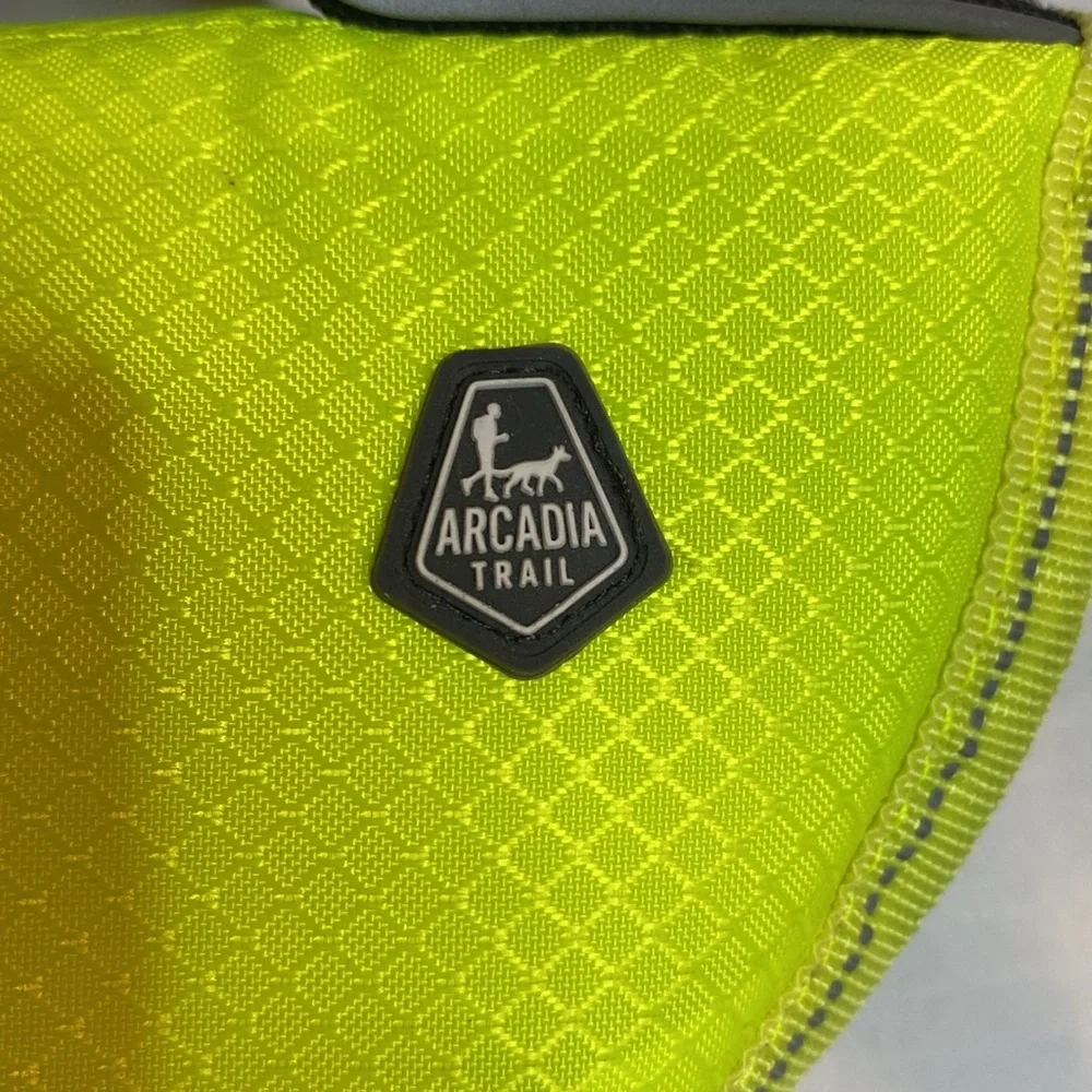 NWT Arcadia Trail Flotation Dog Life Jacket,  High Visibility, Sz: S